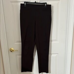 JM Collection Classic dark chocolate brown Women's Pants